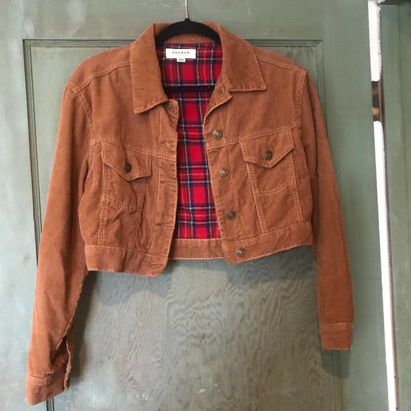 PacSun Jackets & Blazers - Corduroy Cropped Jacket